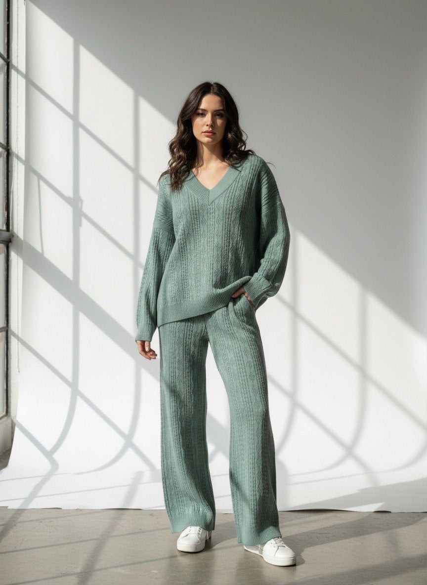 Mint Diamond Set ( L - XL )