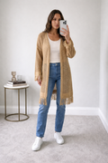 Latte Summer Crochet Jacket