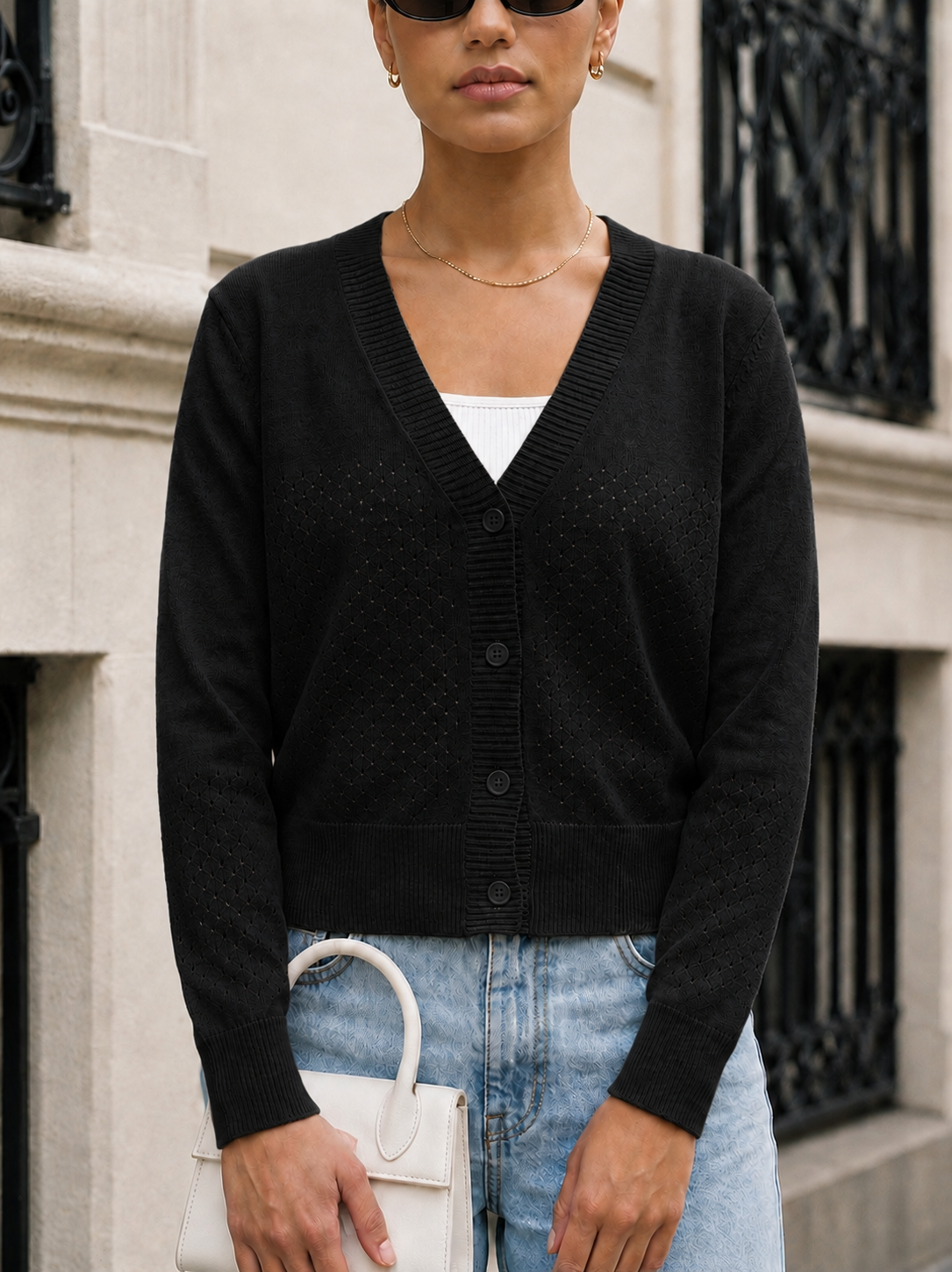 BLACK SUMMER DOTS JACKET
