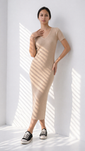 Beige Summer Dress
