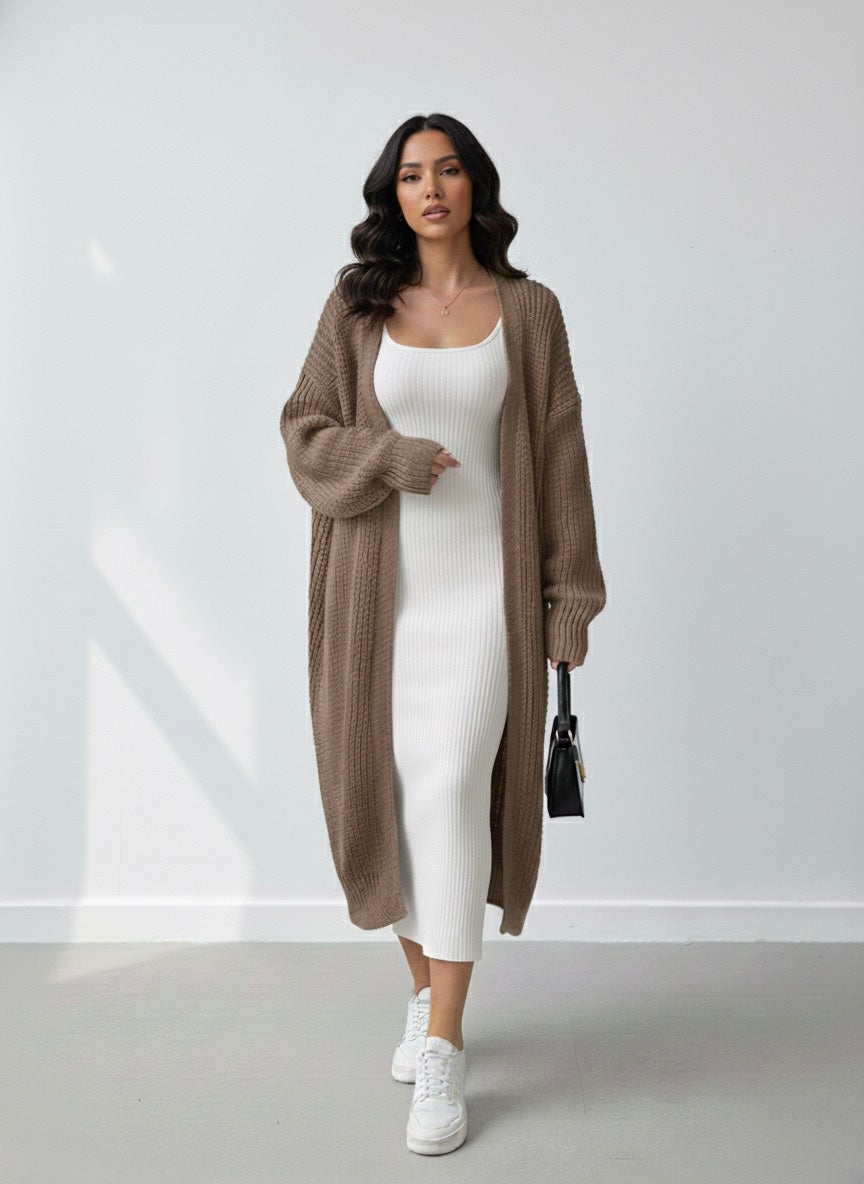 Latte Oversize Cardigan