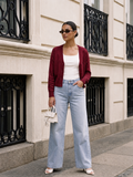 Burgundy SUMMER DOTS JACKET