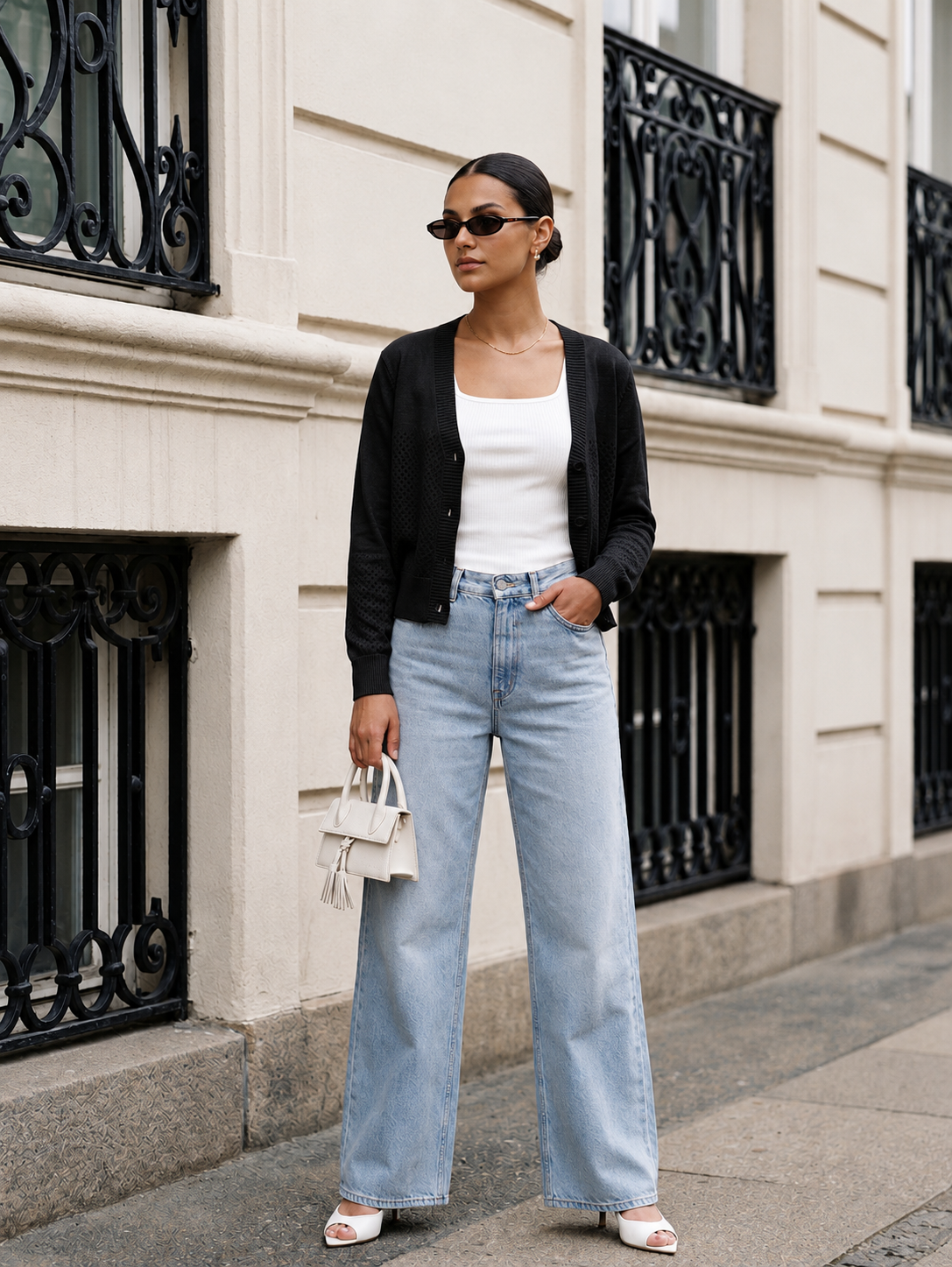BLACK SUMMER DOTS JACKET
