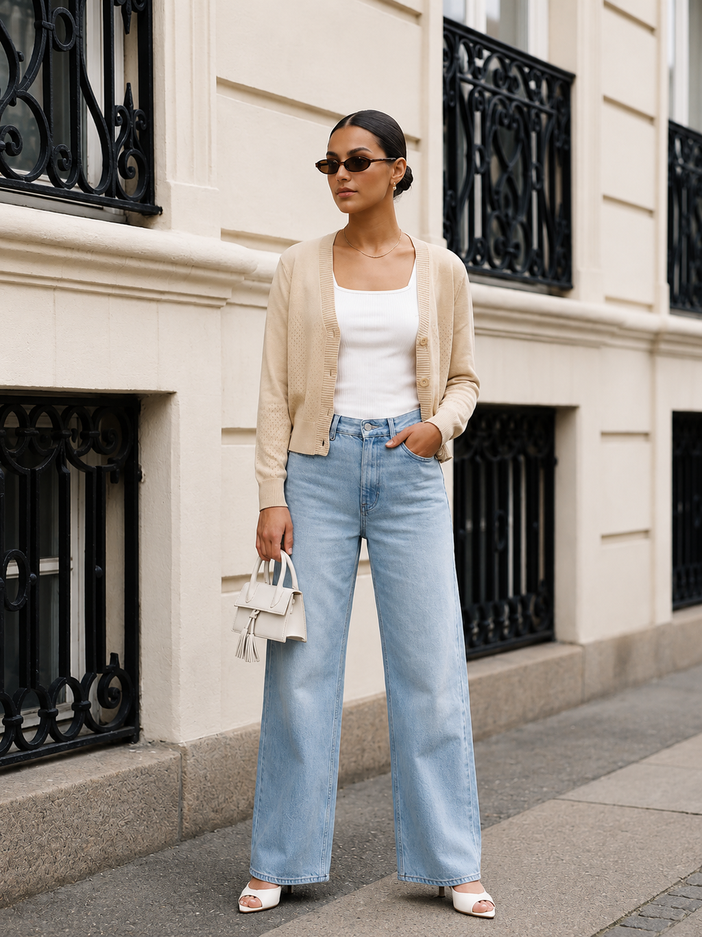 BEIGE SUMMER DOTS JACKET