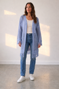BabyBlue Summer Crochet Jacket