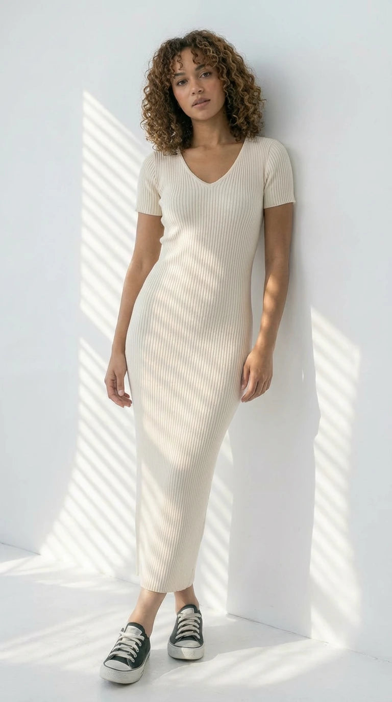 Offwhite Summer Dress